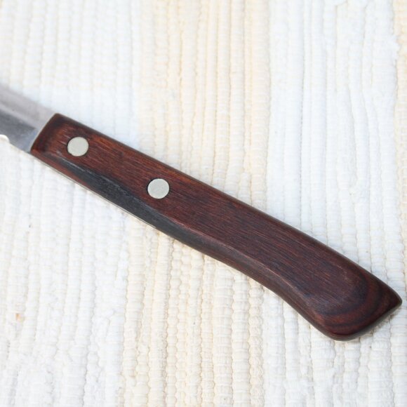 VTG FLINT ARROWHEAD STAINLESS WAVERLY EDGE SERRATED CUTTING STEAK KNIFE 8" BLADE - Picture 4 of 14